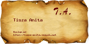 Tisza Anita névjegykártya